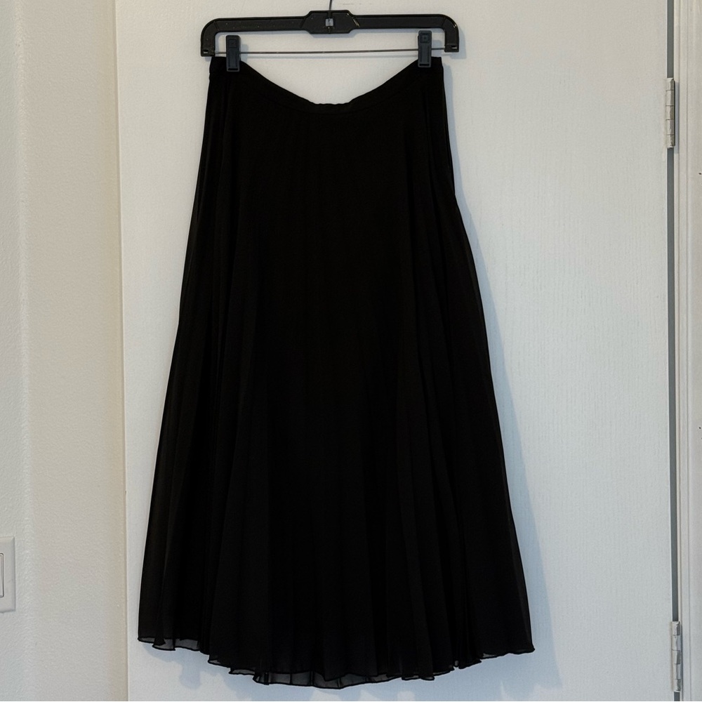 ASOS Classic Black A-Line Midi Skirt
